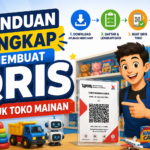 Proses Step by Step membuat QRIS untuk toko mainan