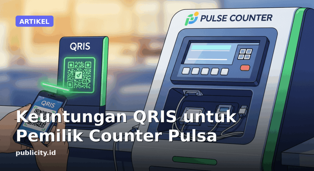 Ilustrasi: Kenapa QRIS untuk Counter Pulsa Bikin Transaksi Lebih Cepat dan Aman