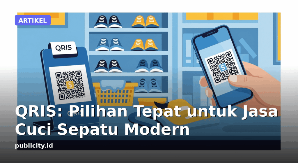 Ilustrasi: Mengapa QRIS untuk Jasa Cuci Sepatu Bukan Lagi Pilihan, Tapi Kebutuhan