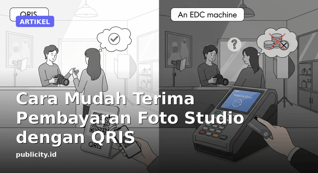 Ilustrasi: Kenapa QRIS untuk Foto Studio Lebih Praktis daripada Mesin EDC