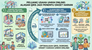 ilustrasi gambar QRIS untuk UMKM